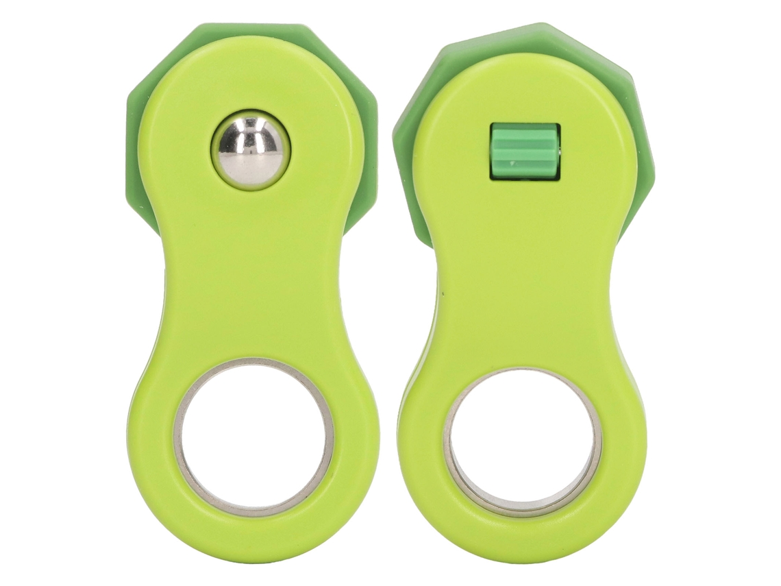 Juguete Deslizante Multimodo De Metal Verde Para La Punta De Los Dedos, Ideal Para Aliviar El Estrés.