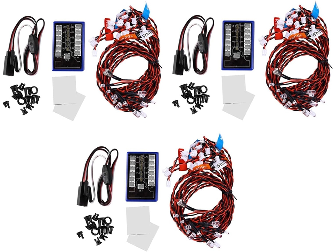 Kit De Luces Estroboscópicas Led De 36 Led Brillantes Para Coches Rc Axial Scx10 Trx4 A Escala 1/10 Y 1/8.