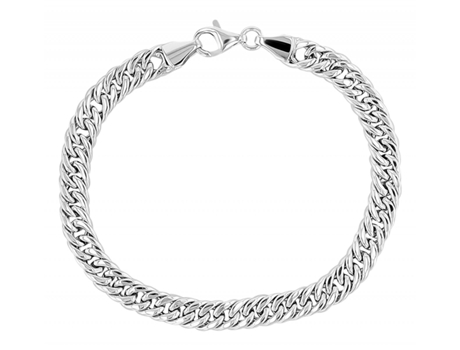 Pulsera Tove en Plata de Ley 925 Bañada en Rodio 21 Cm 0106