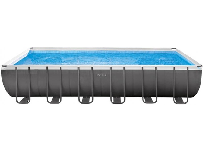 Piscina Tubular INTEX Ultra Frame Gris (732x366x132cm - 31.805L)