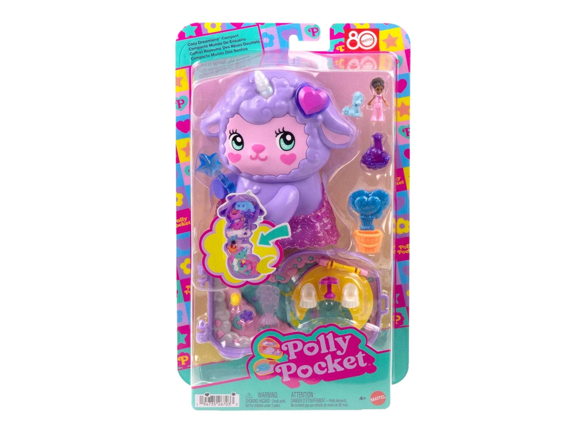 Almohada Polly Pocket Mundo de Dos Sueños Mattel Jfg56/jcb15
