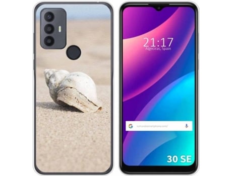 Carcasa para TCL 30 SE TUMUNDOSMARTPHONE Dibujos Concha Multicolor