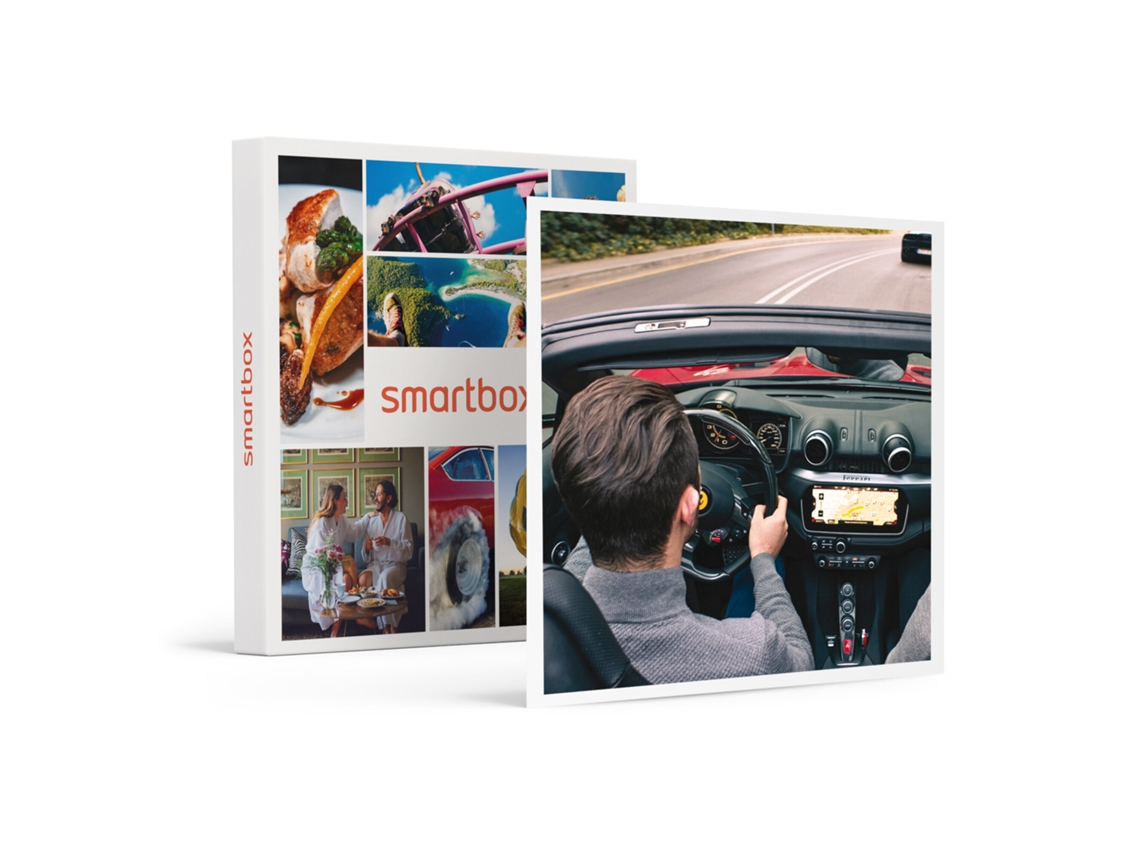 SMARTBOX A toda adrenalina por Barcelona: 1 ruta en Ferrari de 40 min por Montjuïc para 1 persona Caja Regalo