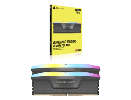 Memoria RAM PC CORSAIR Vengeance RGB LED DDR5 5600 32GB (2X16G)
