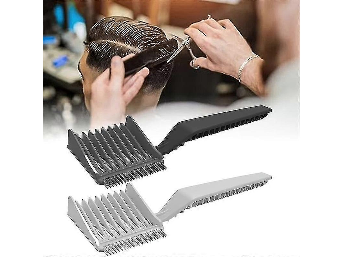 Peine para degradados, peine para cabello de hombre, peine para posicionar el arco, peine auxiliar para peluqueros