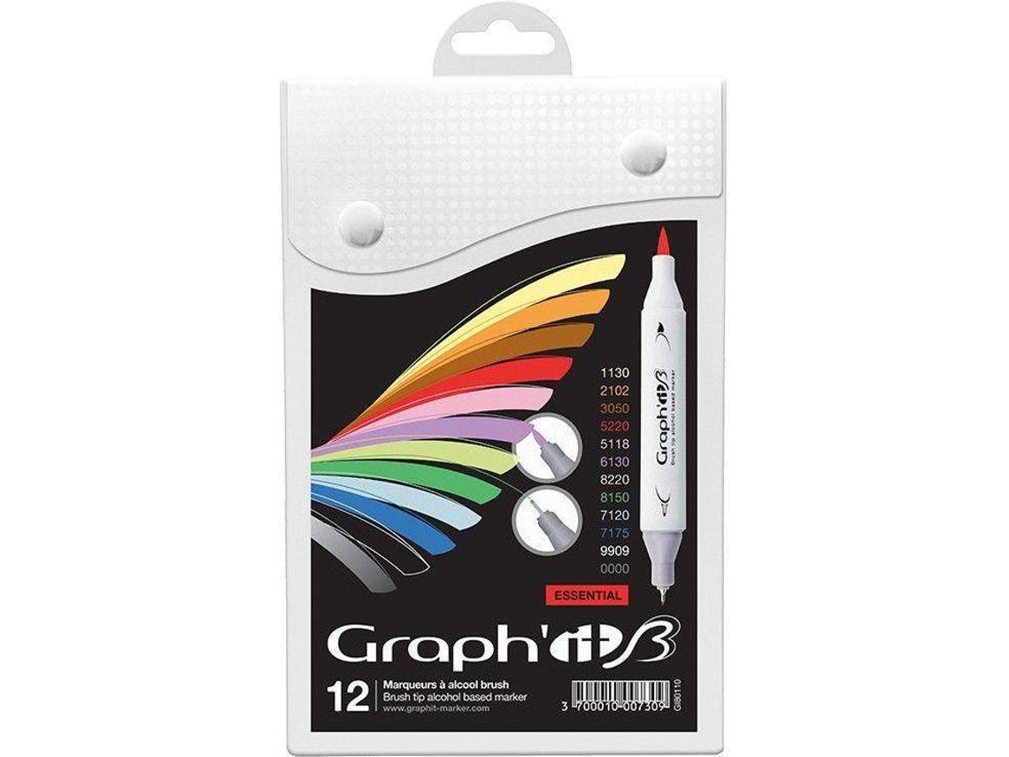 Set 12 Marcadores GRAPH'IT Essentials 0.5 mm