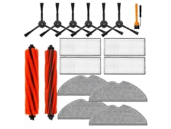 Kit de accesorios de 18 piezas para aspiradora robot S8/S8+/S8 Plus/S8 Pro Ultra: cepillo principal doble, cepillo lateral, filtro y mopa.