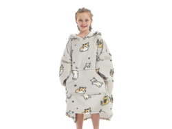 2026-sudadera Manta Oversize Para Niños Suave Y Cálida Con Capucha De Peluche
