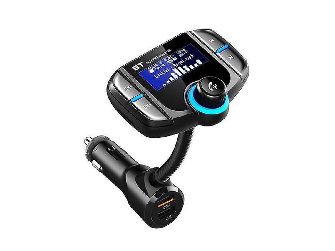 Receptores FM para coche con pantalla de 1,7 pulgadas y transmisores Rosewell