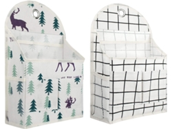 Bolsas de almacenamiento de pared impermeables para colgar sobre la puerta del armario.