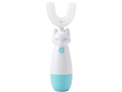 Escova de Dentes  Infantil Elétrica em Forma de U Ultrassônica 360° para Limpeza Automática de 3 a 7 Anos Azul