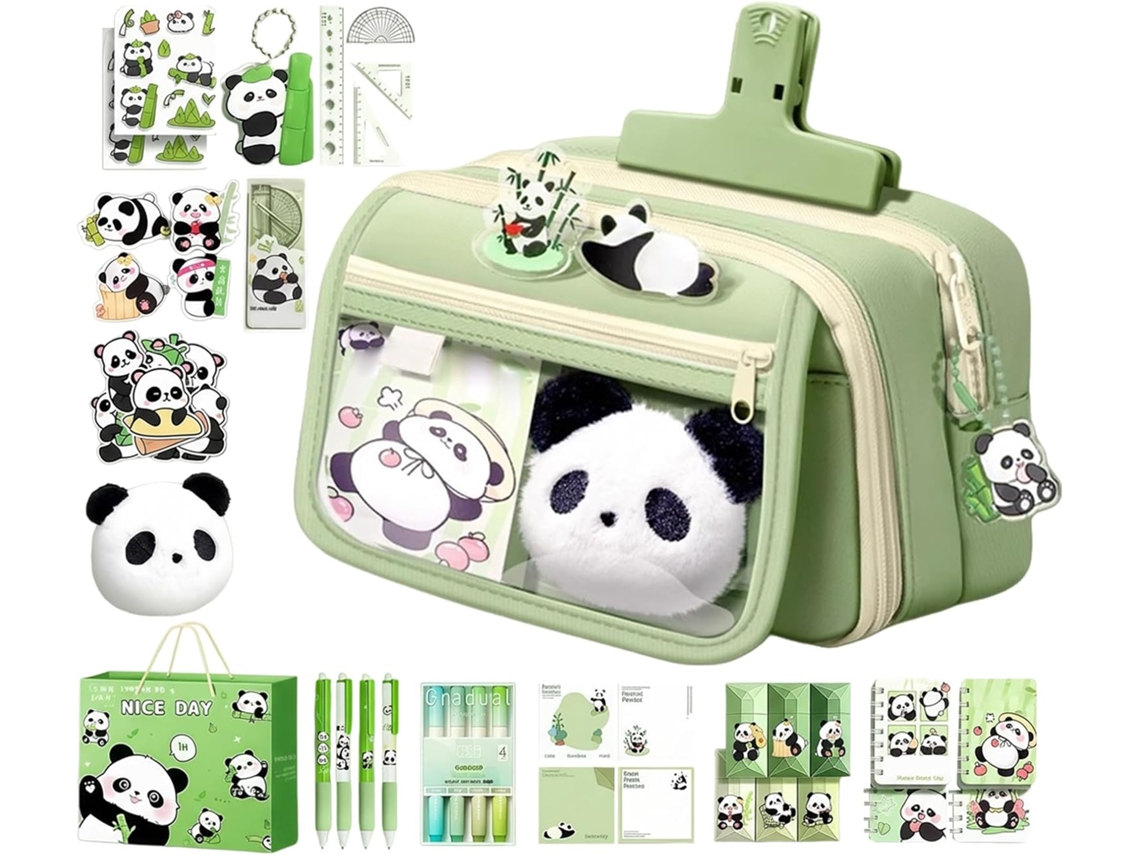 Set De Papelería Para | Útiles Escolares Para Estudiantes Con Estampado Animal