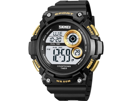 VEANXIN Relojes deportivos digitales Reloj de pulsera resistente al agua 50M-Oro