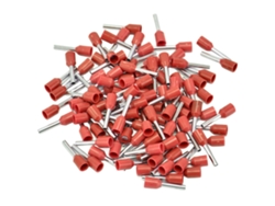 Kit De Conectores De Cable Con Terminales De Crimpado Aislados De 1000 Piezas, Calibre 16 Awg, Color Rojo (e1512)