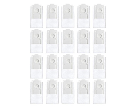 Acessórios de Aspirador 20 bolsas para polvo para -Rdb95 Robotic Jet Bot+ Jet Bot Ai+ para estación de limpieza al vacío