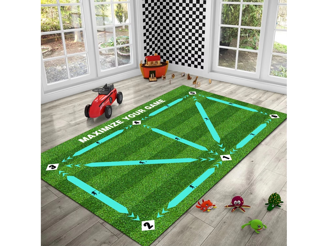 (verde B 60x90cm) Colchoneta De Entrenamiento De Fútbol Sala Duradera, Antideslizante Y Plegable Para Niños