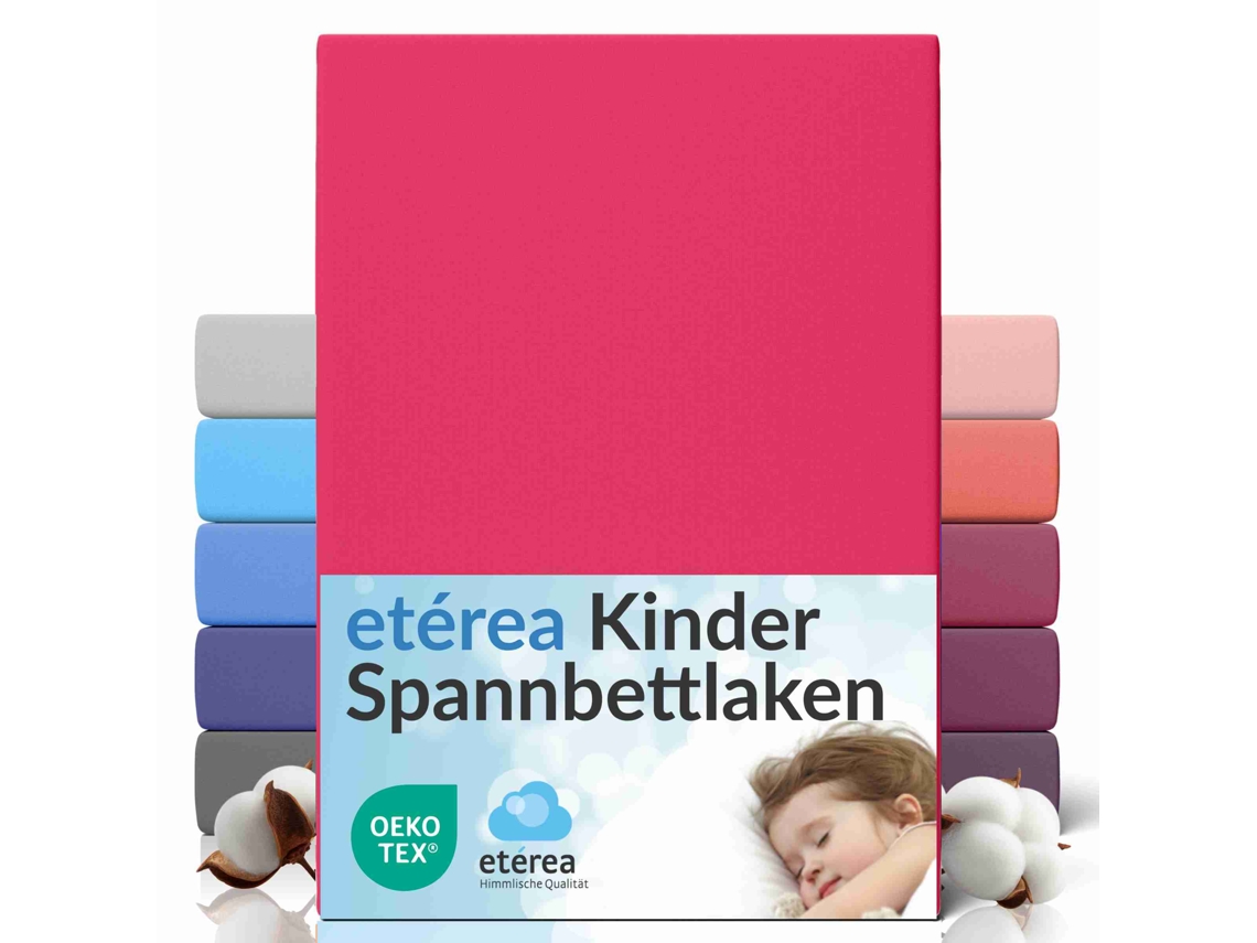 Sábanas Ajustables Etérea Elástico Colchones Hasta 25 Cm 60x120 - 70x140 Cm Rosa