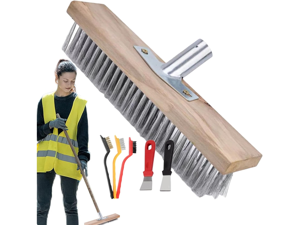 Cerdas resistentes y duraderas: ideales para uso en exteriores.