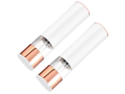 Molinillo de pimienta eléctrico automático Rosewell (2 piezas), molinillo de especias a batería con ajuste de molienda, color blanco