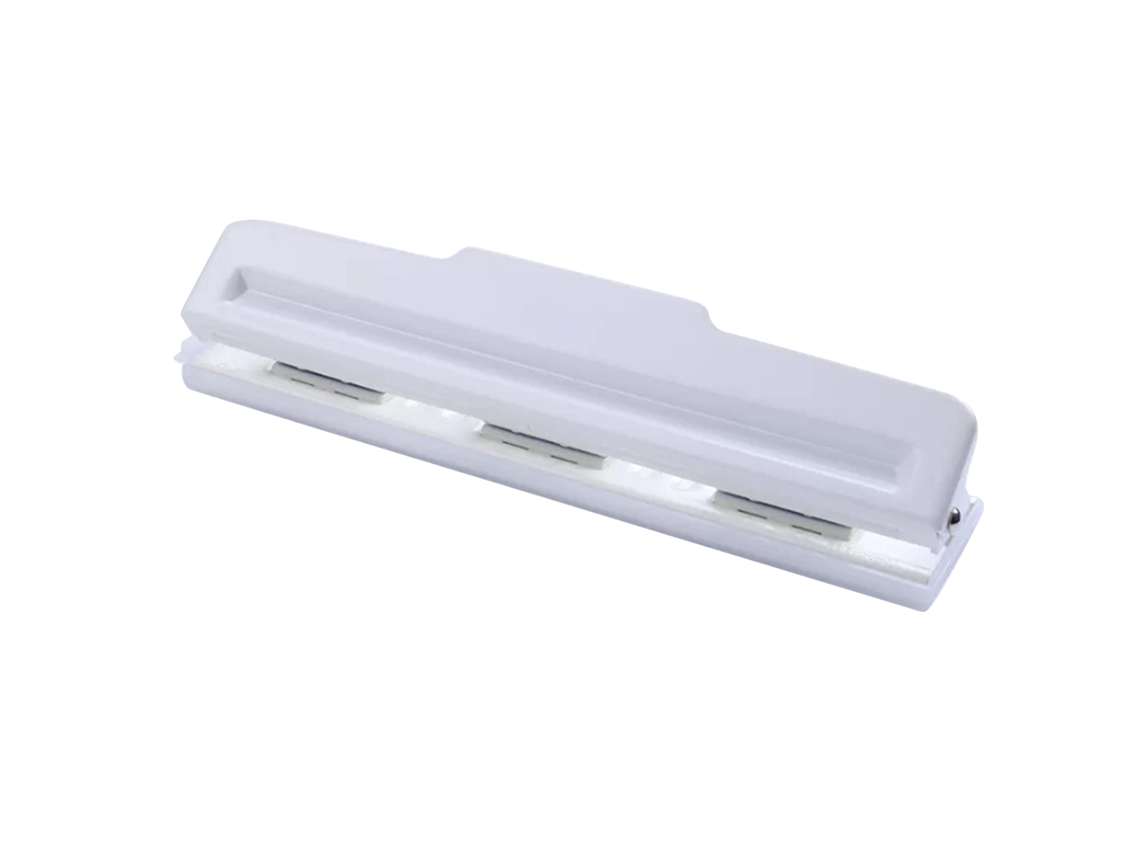 Perforadora De 9 Agujeros Portátil Para A5 A6, Eficiente, Capacidad 8 Hojas, Para Oficina, Escuela Y Hogar, Blanca