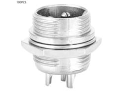 Conector Universal De Enchufe Macho De 3 Pines Para Aviones, 16 Mm, Ip54, Para Equipos Eléctricos, 100 Unidades.