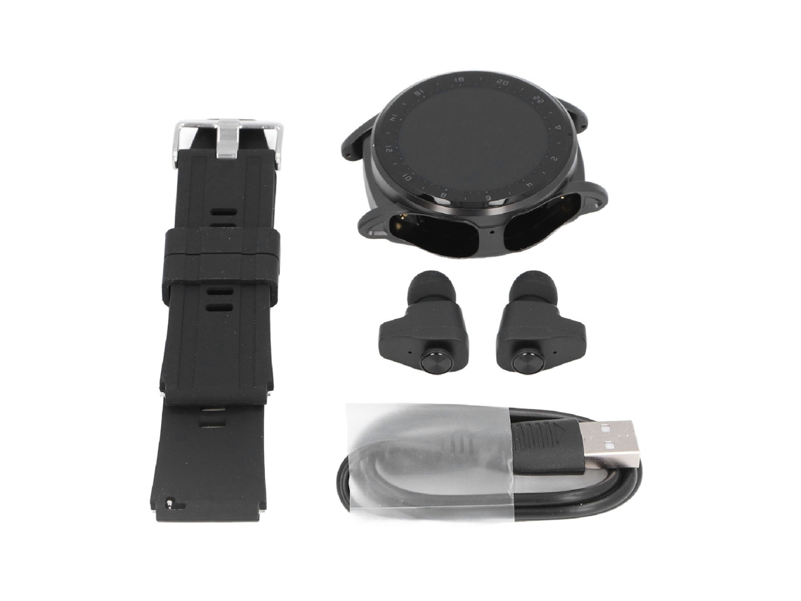 Omni-relógio Fitness Com Rastreador De Fones De Ouvido Bluetooth Sem Fio