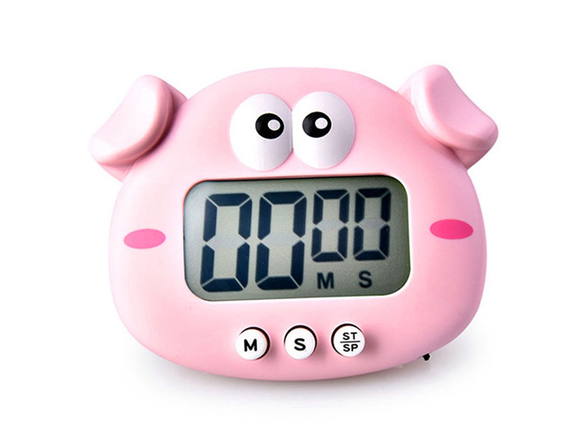 2026 Store-temporizador Reloj Despertador Cocina Digital Precisión Cronómetro Cocina Hogar Estudiantes Rosa