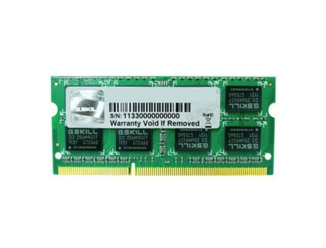 RAM SO-DIMM G.SKILL Aegis 8GB DDR3L 1600MHz CL1