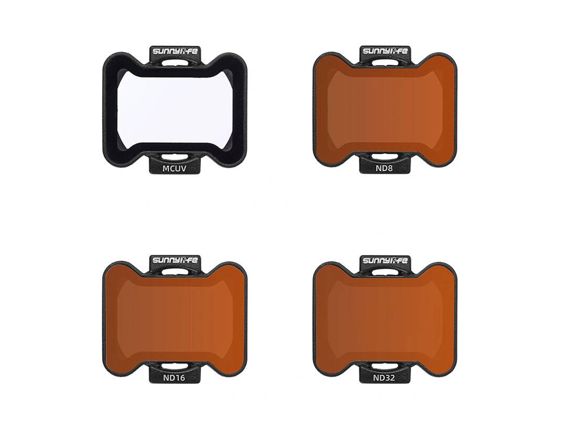 Filtros Sunnylife McUV ND8, ND16 y ND32 para DJI Avata 2 (Kit de protección de lentes)