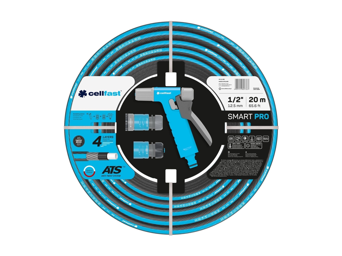 Set de riego SMART PRO ATS de diámetro 12,5mm con una longitud de 20 metros