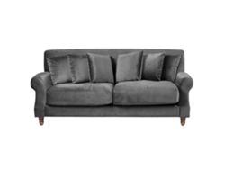 Sofá de 2 plazas BELIANI Eike de Terciopelo Gris 186x102x82