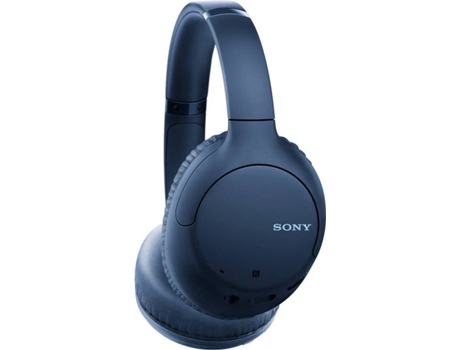 Auriculares Bluetooth SONY Whch710 (Over Ear - Micrófono - Noise Cancelling - Azul)