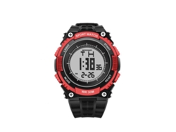 Reloj Electrónico Deportivo Pareja Impermeable Senda Outdoor (negro Rojo)