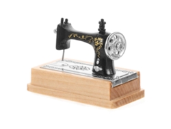 Mini máquina de coser doméstica, modelo Mini, micromáquina de coser para paisajismo Nostalgia88