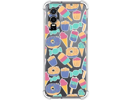 Carcasa para Vivo Y76 5G TUMUNDOSMARTPHONE Dibujos Antigolpes Dulces 02 Multicolor