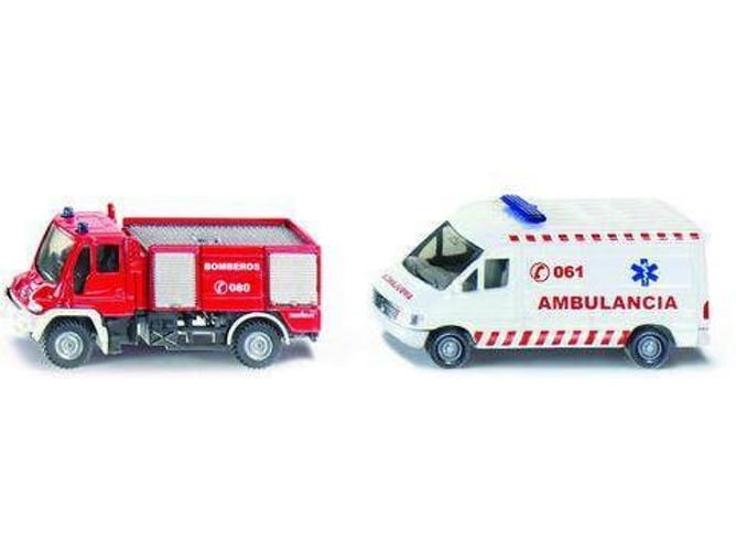 Vehículo SIKU Conjunto Bombero