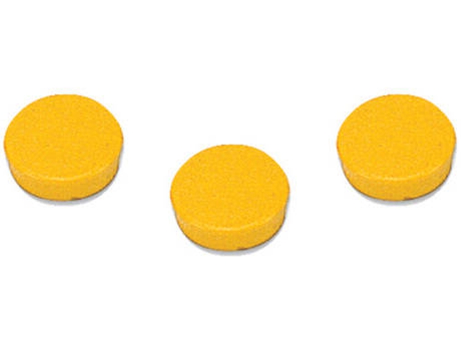 Conjunto de 10 Imanes BI-OFFICE (Amarillo - 30mm)