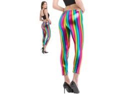 Leggins metalizados Arcoíris para mujer