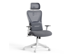 SENSE7 Tone Silla de Oficina Blanco y Gris