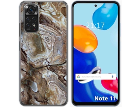 Carcasa Xiaomi Redmi Note 11 TUMUNDOSMARTPHONE Dibujos Mármol 14 Multicolor