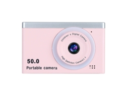Câmera Portátil Do Ccd Da Câmera Digital M12 Ultra Hd Com Luz De Preenchimento Rosa