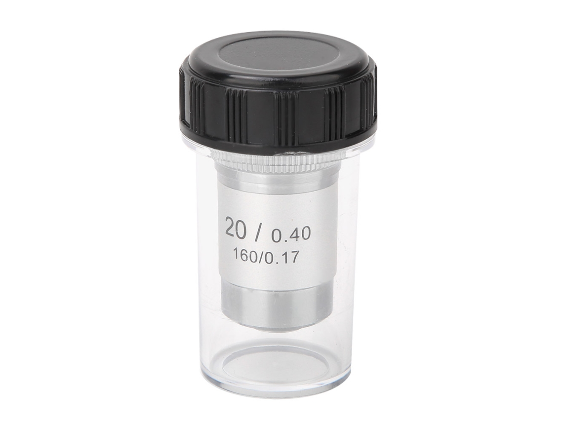 Objetivo Acromático Allsteel 20x Para Microscopios Biológicos Con Interfaz Rms De 20,2 Mm