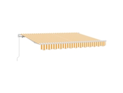 Maison Exclusive - Toldo Retráctil Manual Amarillo 250 X 200 Cm Tela