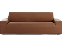 Funda de Sofá 4 Plazas EYSA Premium Bronx Tejido Multielástico (240 x 70 x 110 cm - Poliéster - Caldera)