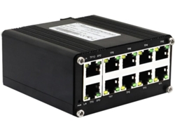 Mini Conmutador Ethernet Gigabit Poe Industrial, 10 Puertos, 10/100/1000 Mbps Rj45, Montaje En Carril Din Ip40