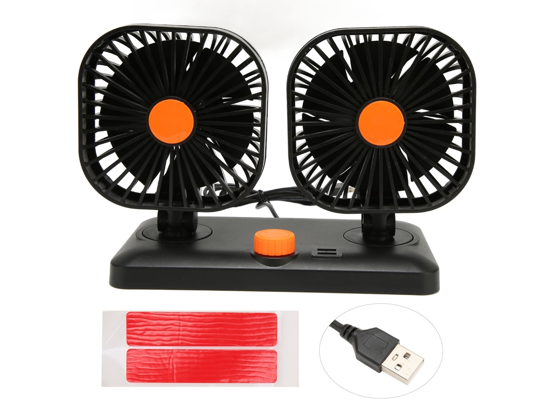 Ventilador Portátil Silencioso De Alta Potencia Con Rotación De 360° Para Refrigeración De Automóviles Y Batería De Fósforo.