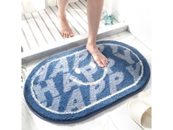 Alfombra de Baño LUUCOZK Antideslizantes Absorbentes Decoración Baño Secado Poliéster Multicolor (50x80cm)