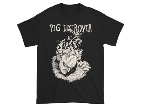 Camiseta ROCKINSTONE con diseño de Jef Whitehead del destructor de cerdos (XXL)