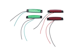 4 Luces Led Rojas Y Verdes Para Navegación En Barco, Luces De Popa Y Luz De Estribor, 12 V