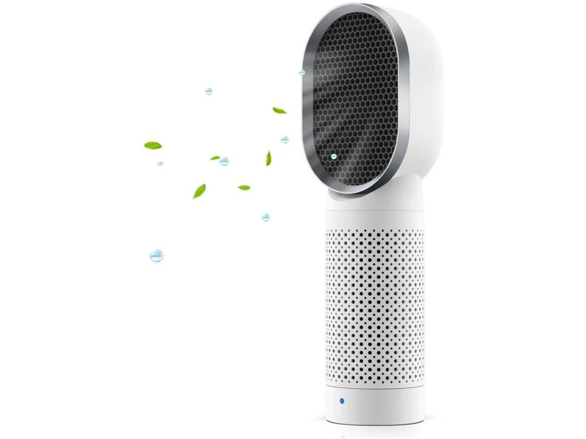 Purificador De Aire Para Habitación Con Filtro Hepa Verdadero Purificador De Aire Hepa Portátil Para Oficina 2 Velocidades Ahorro De Energía Yizhood